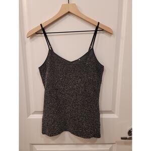 Express Black Sequin Tank
